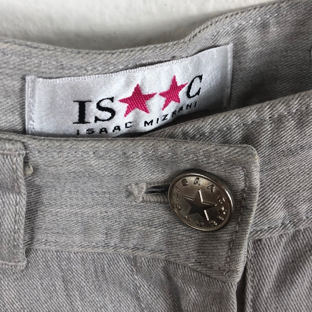 Isaac Mizrahi Light Gray Denim Jeans Size 2 - Picture 6 of 9
